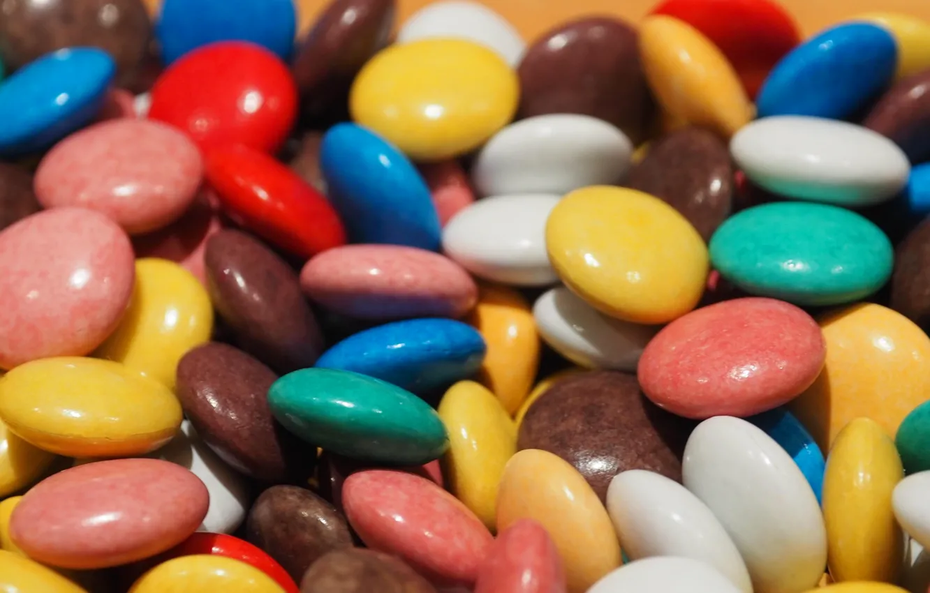 Photo wallpaper paint, food, candy, dragge