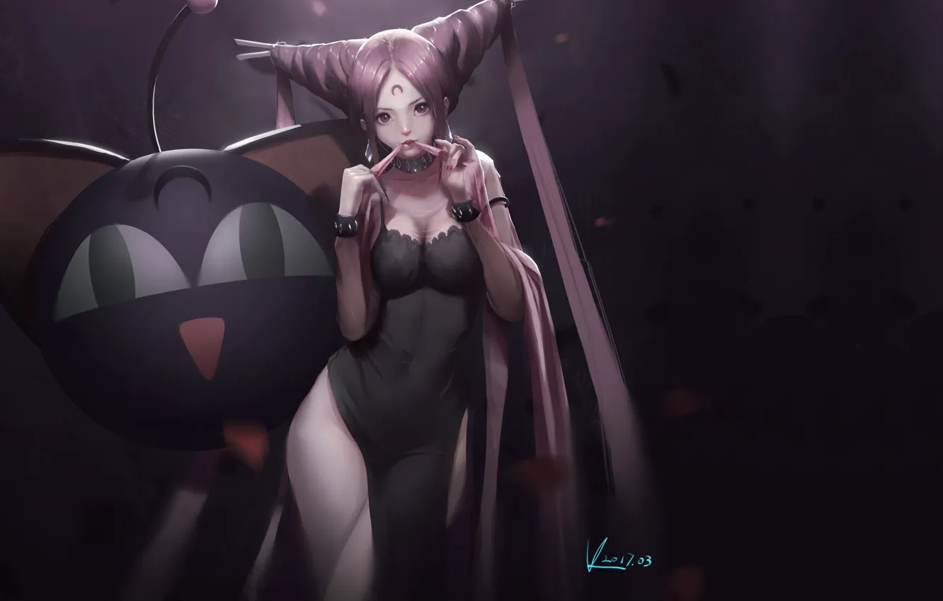 Photo wallpaper girl, anime, art, Vaf Fan, Blacklady, Sailormoon