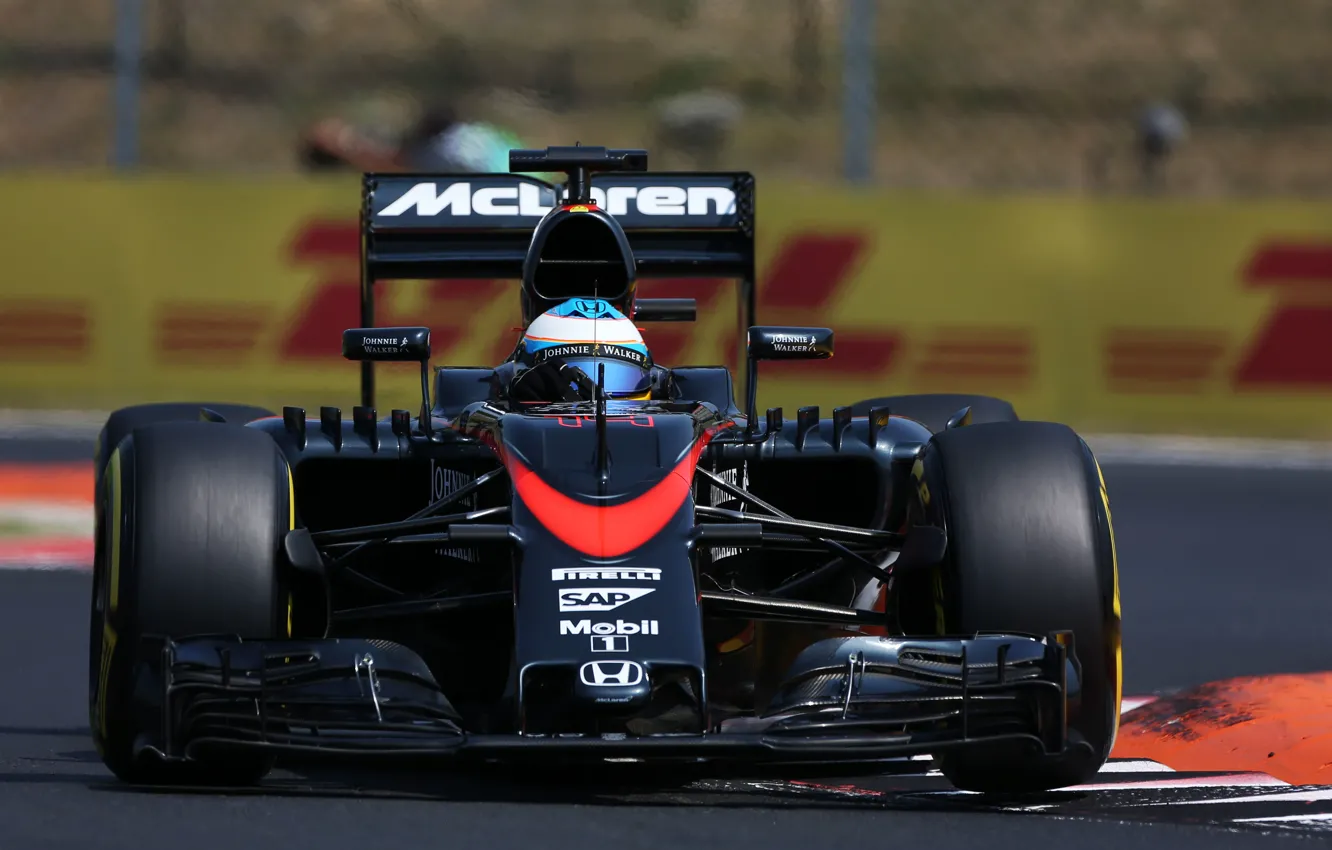 Photo wallpaper McLaren, Profile, Formula 1, Fernando Alonso, MP4-30