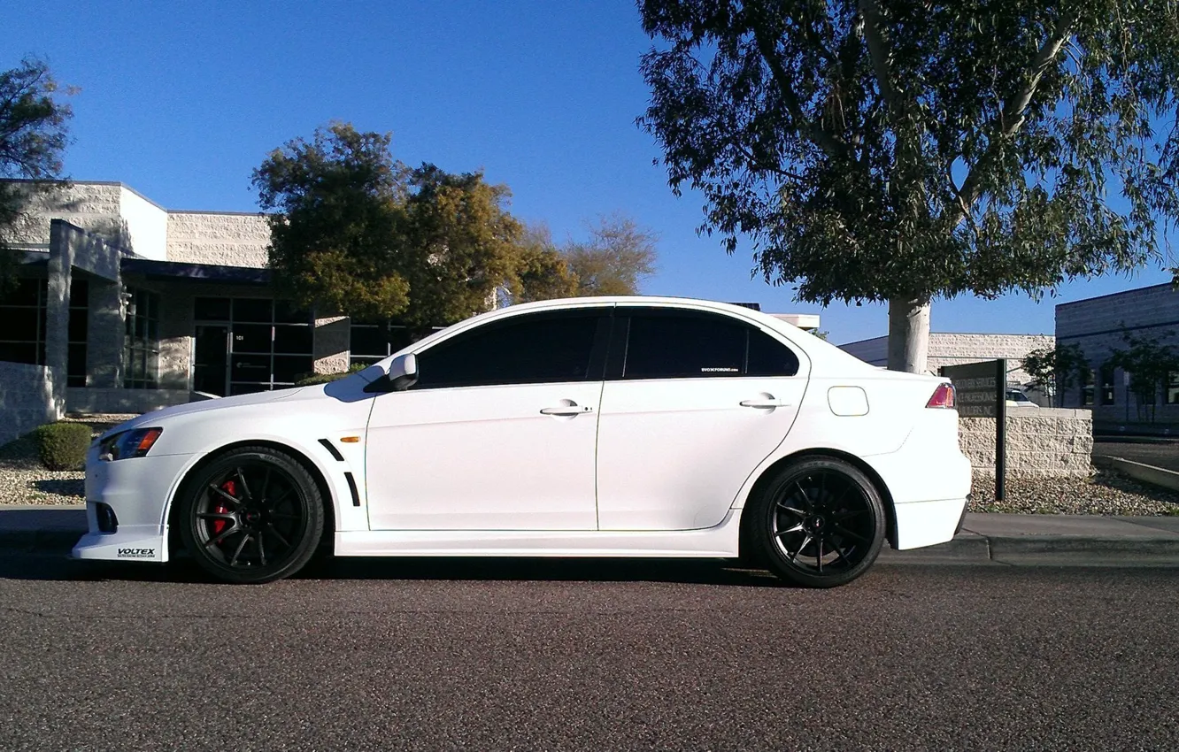 Photo wallpaper Mitsubishi, Lancer, Evo