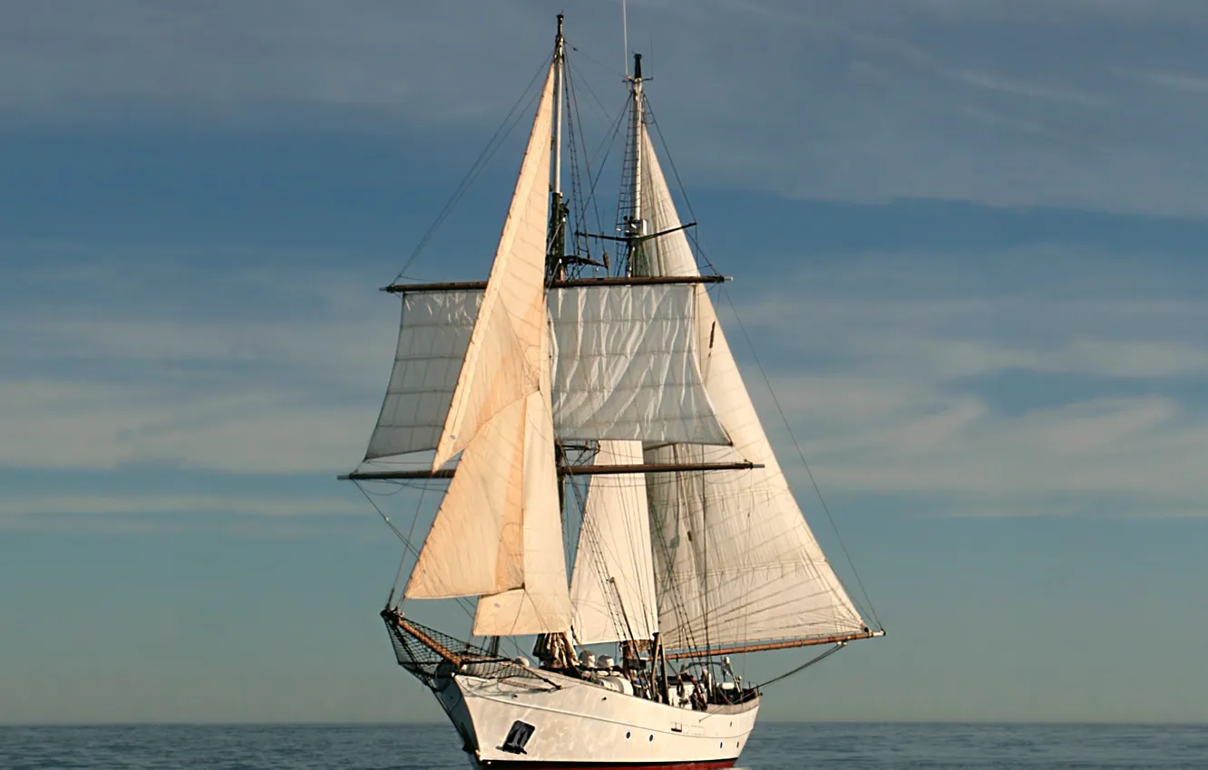 Photo wallpaper ship, Clipper, sailing