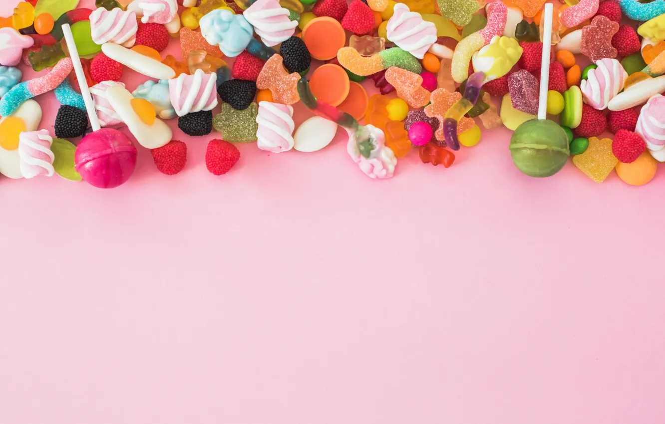 Photo wallpaper candy, sweets, yummy, marmalade