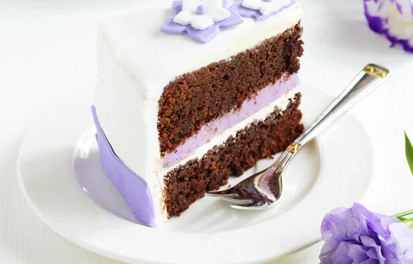 Photo wallpaper flowers, plug, cakes, cake, sugar flowers