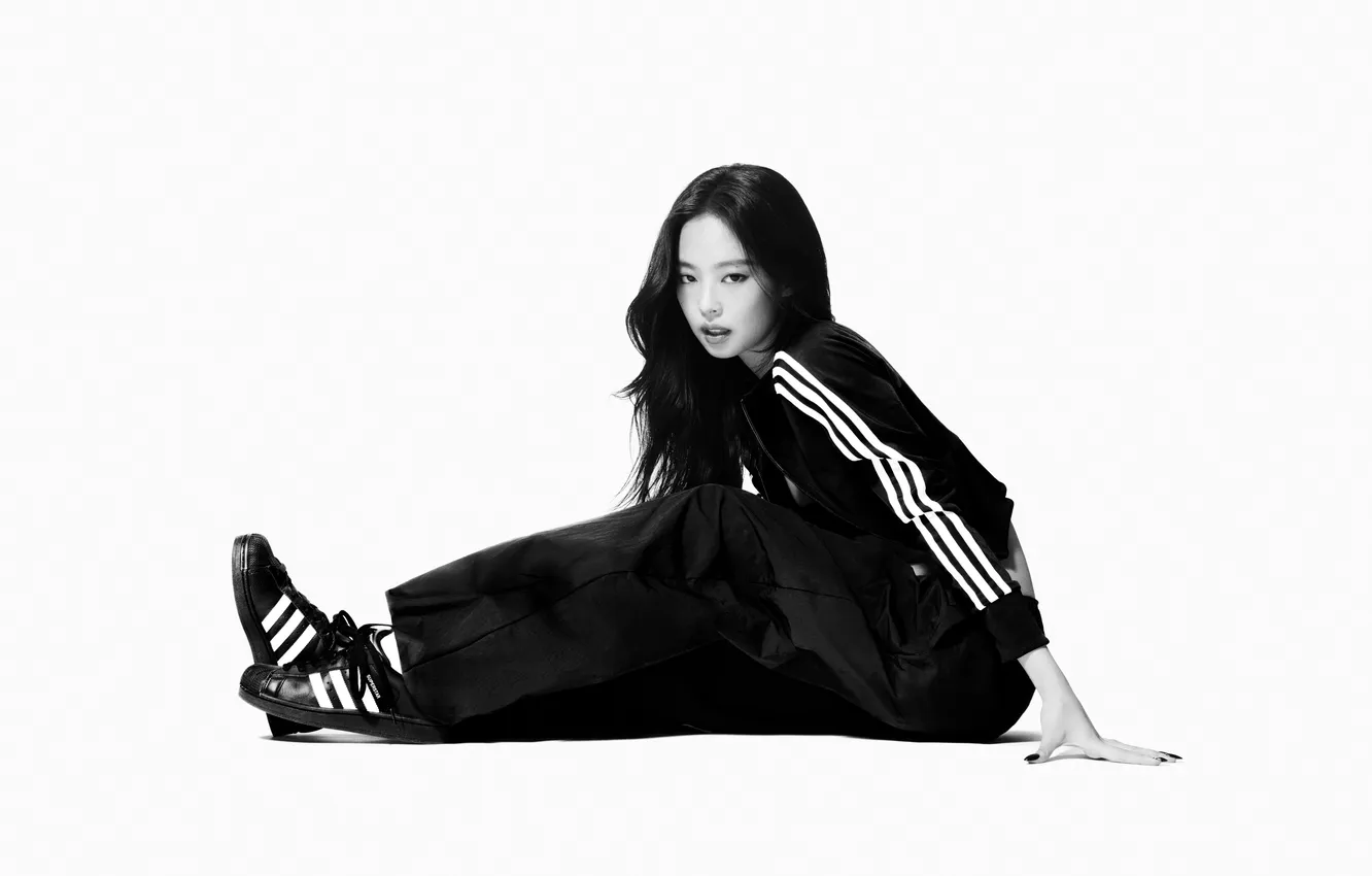 Photo wallpaper Wallpaper for desktop, Kpop, Blackpink, Kim Jenny, Korean singer, 16x9, Kim Jennie, Blackpink