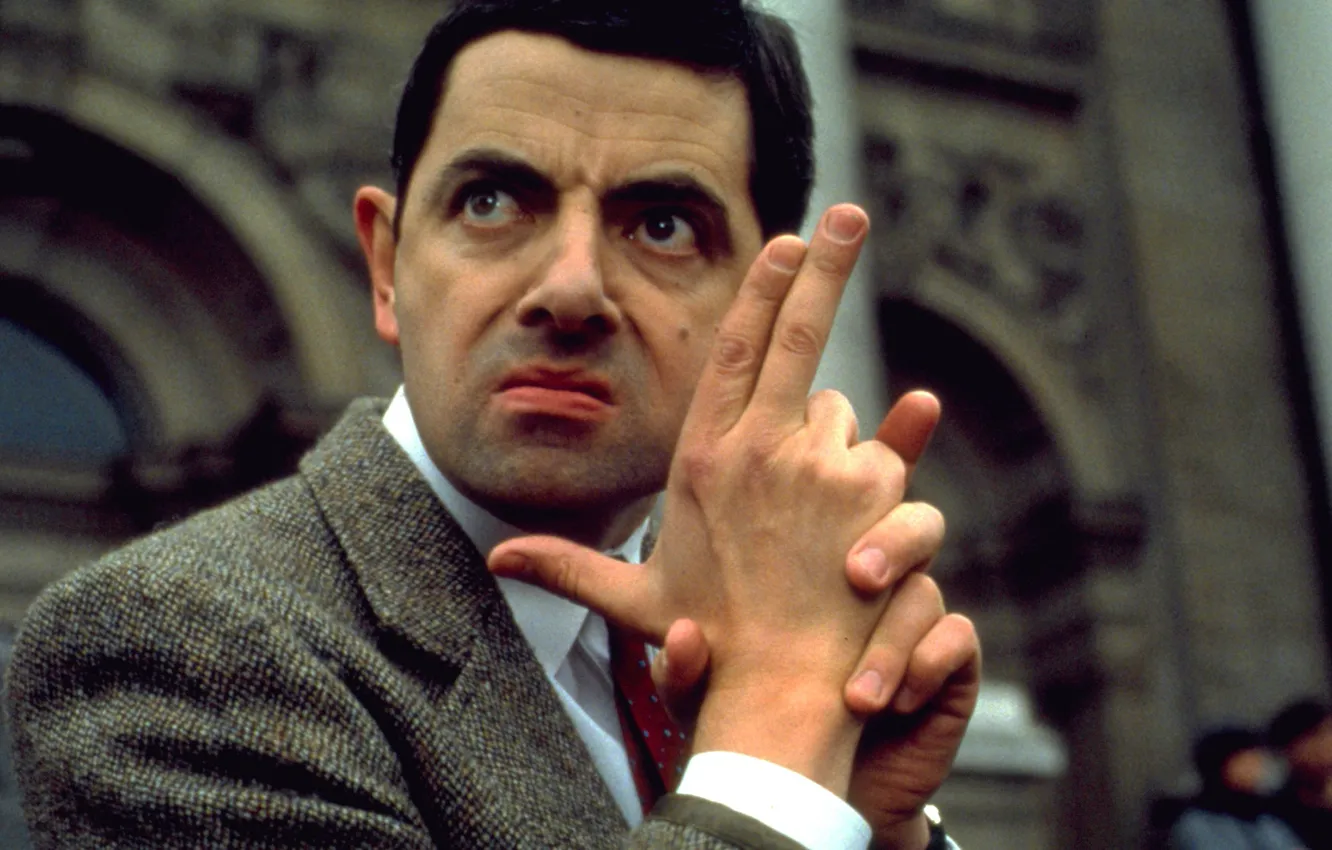 Photo wallpaper comedian, Mr. Bean, Rowan Atkinson, Rowan Atkinson