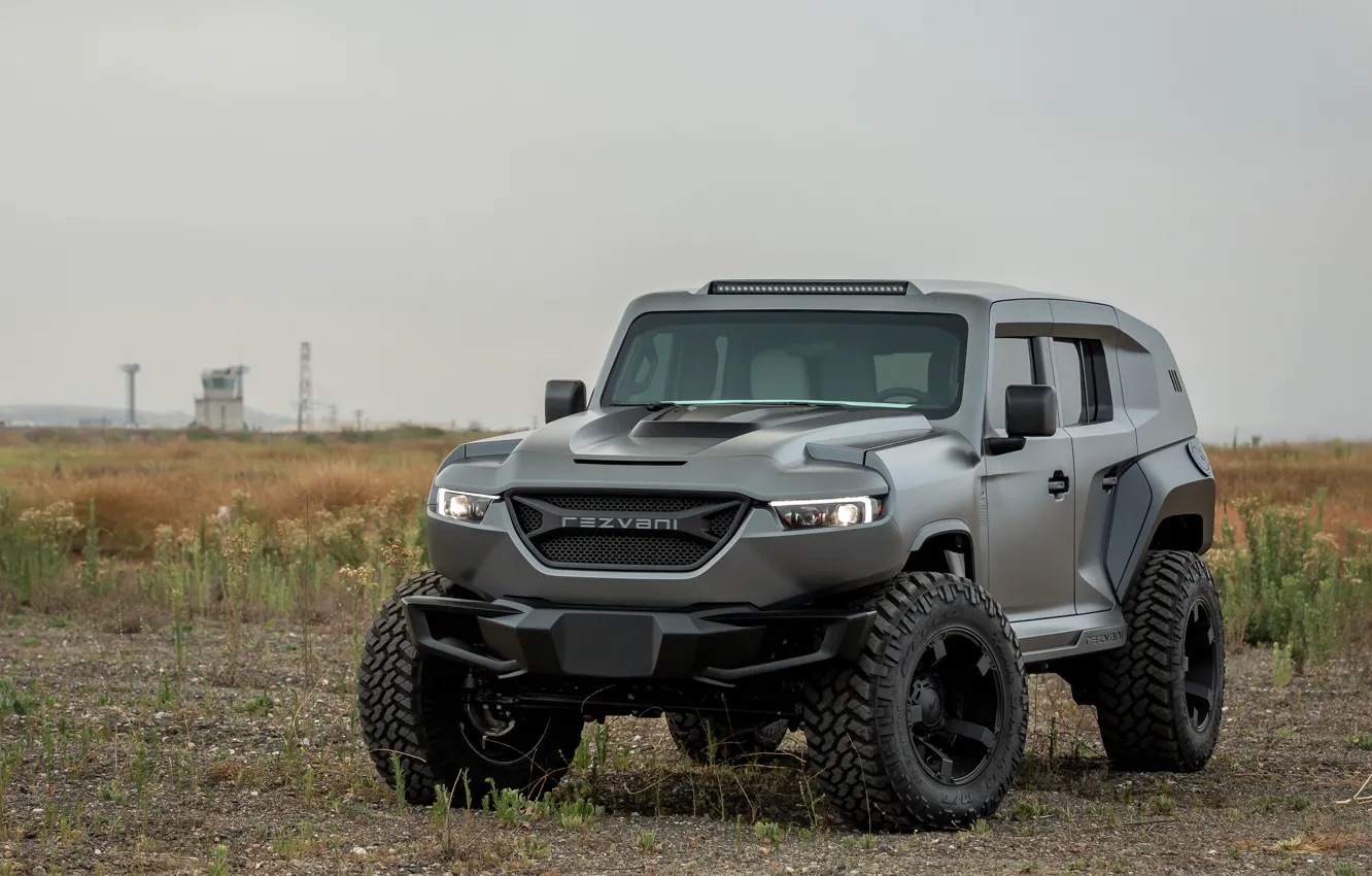 Photo wallpaper SUV, cloudy, Tank, Rezvani, 2020