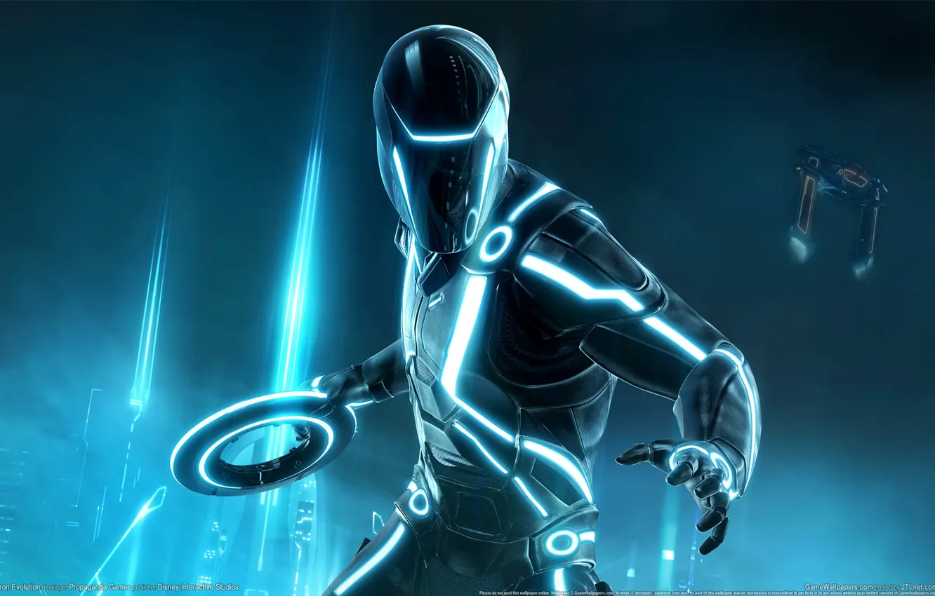 Photo wallpaper The throne, Game Wallpapers, Tron Evolution
