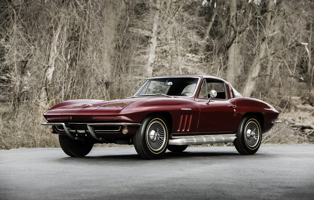 Photo wallpaper Corvette, Chevrolet, Chevrolet, 1965, Stingray, Corvette