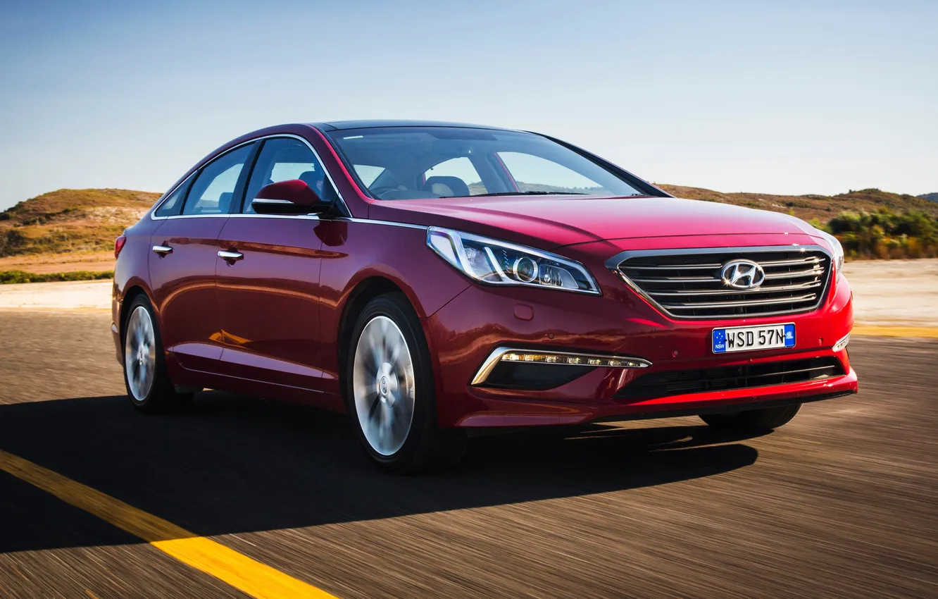 Photo wallpaper Hyundai, AU-spec, 2015, Hyundai, Sonata, Sonata