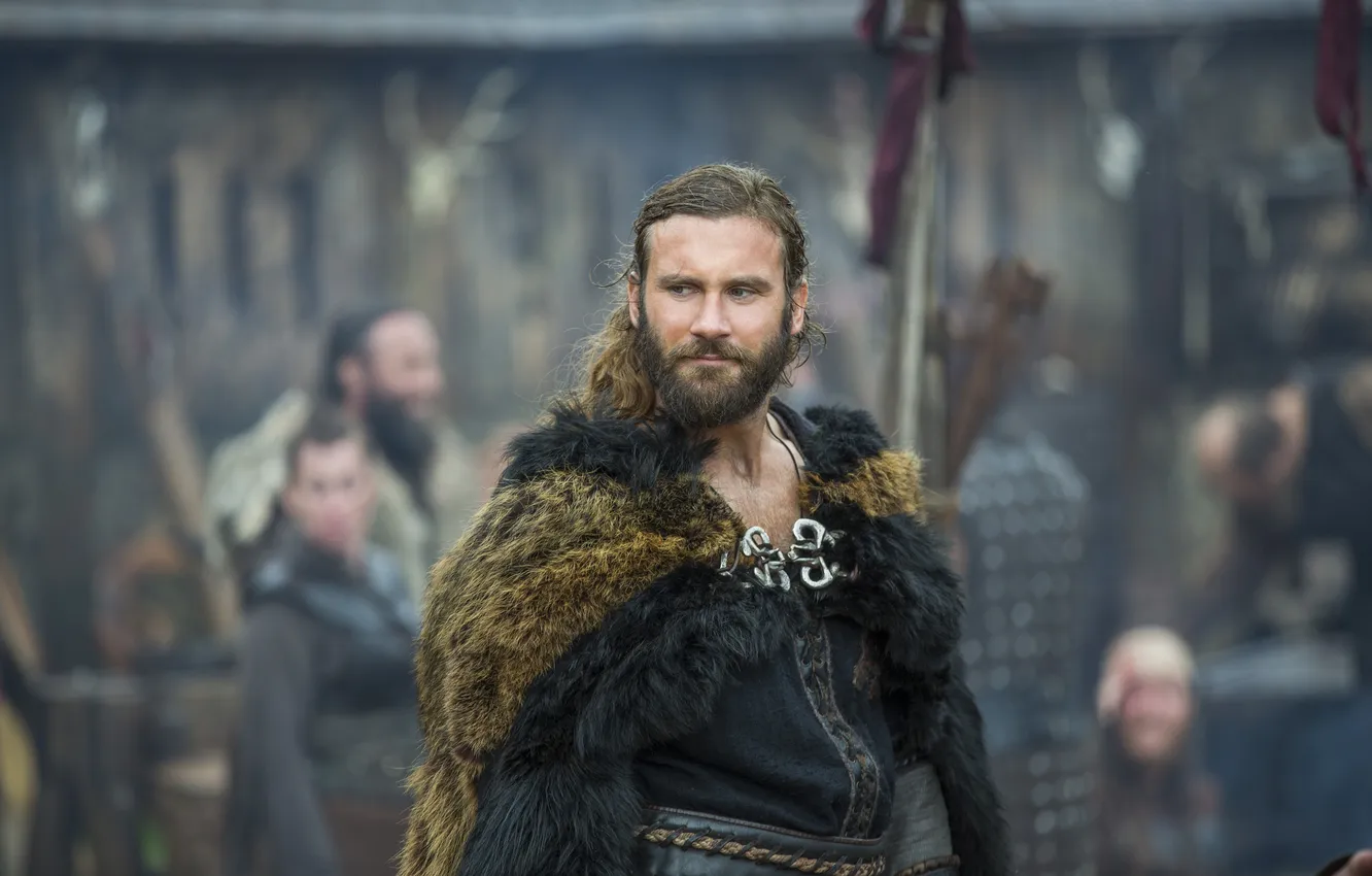 Photo wallpaper fur, Vikings, The Vikings, Clive Standen, Rollo