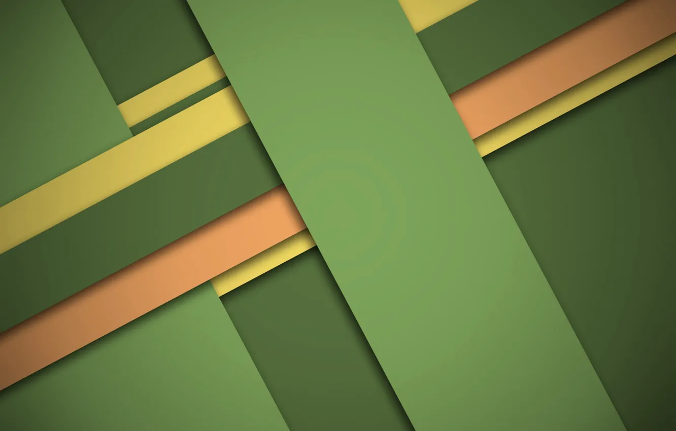 Photo wallpaper line, yellow, green, wallpaper, geometry, design, modern, color
