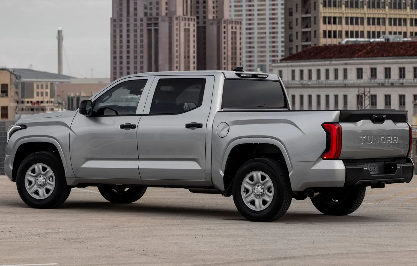 Photo wallpaper SUV, Toyota, exterior, CrewMax, 2022, Tundra SR