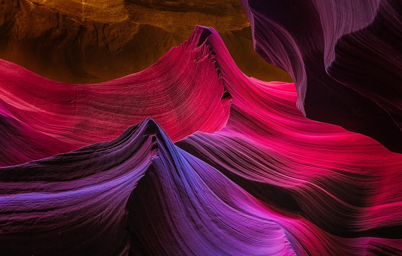 Photo wallpaper AZ, gorge, USA, antelope canyon