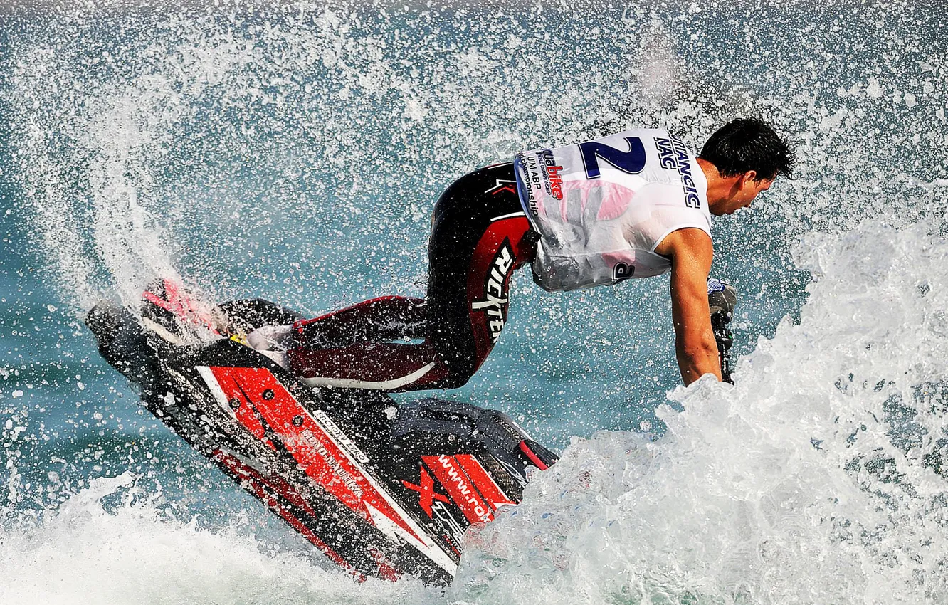 Photo wallpaper race, boat, speed