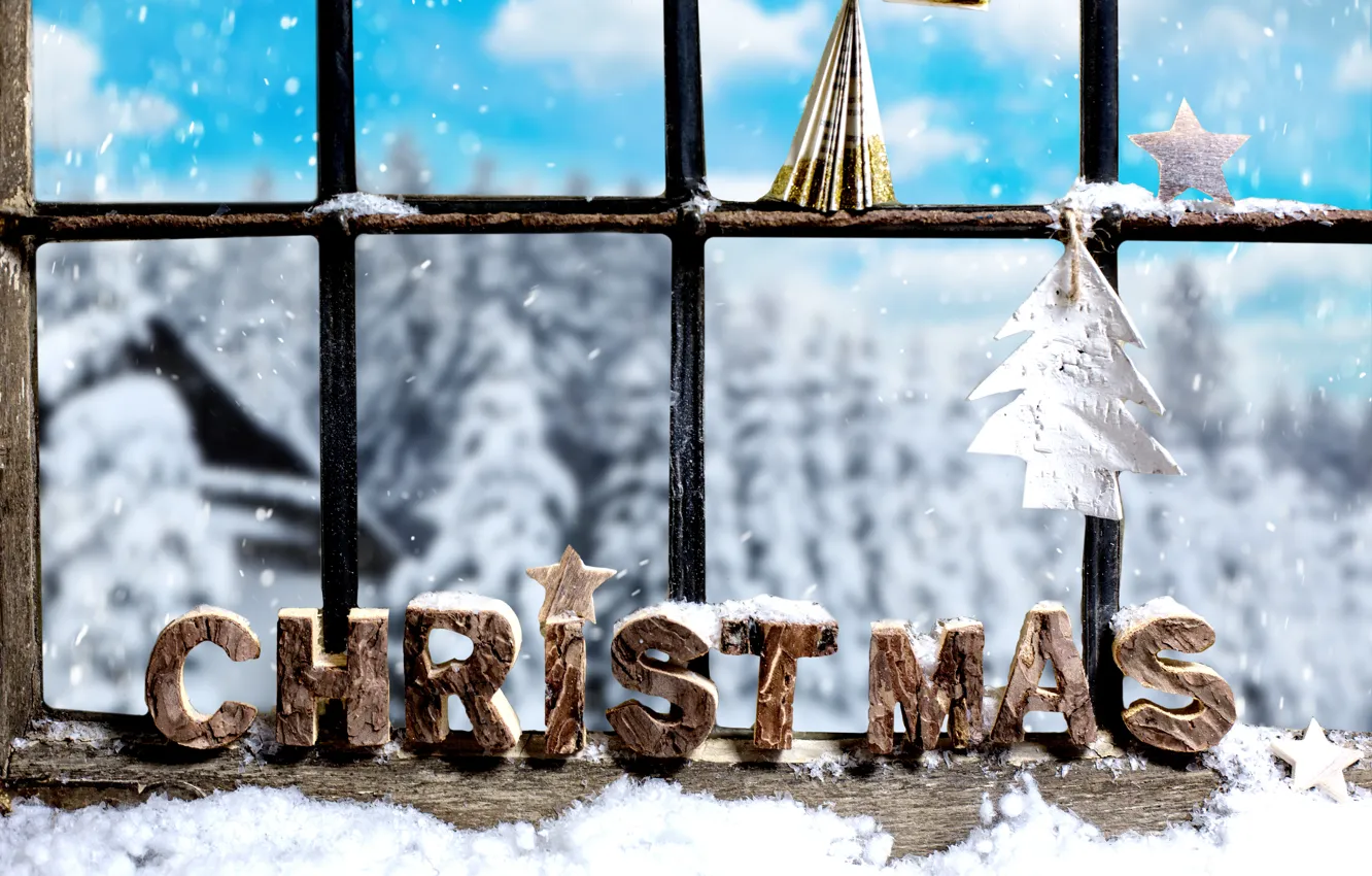 Photo wallpaper new year, Christmas, Christmas, merry christmas