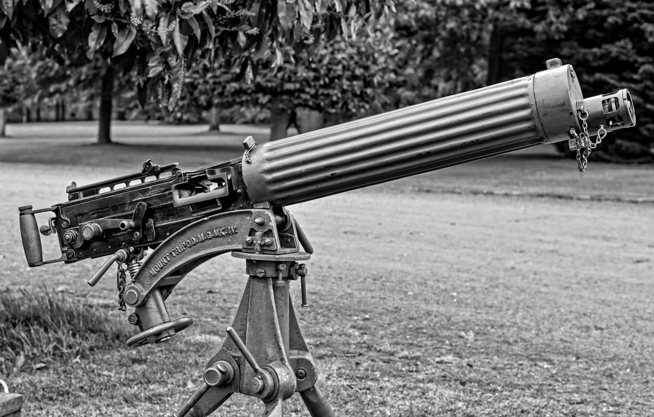 Photo wallpaper weapons, machine gun, heavy, easel, Vickers, "Vikkers"