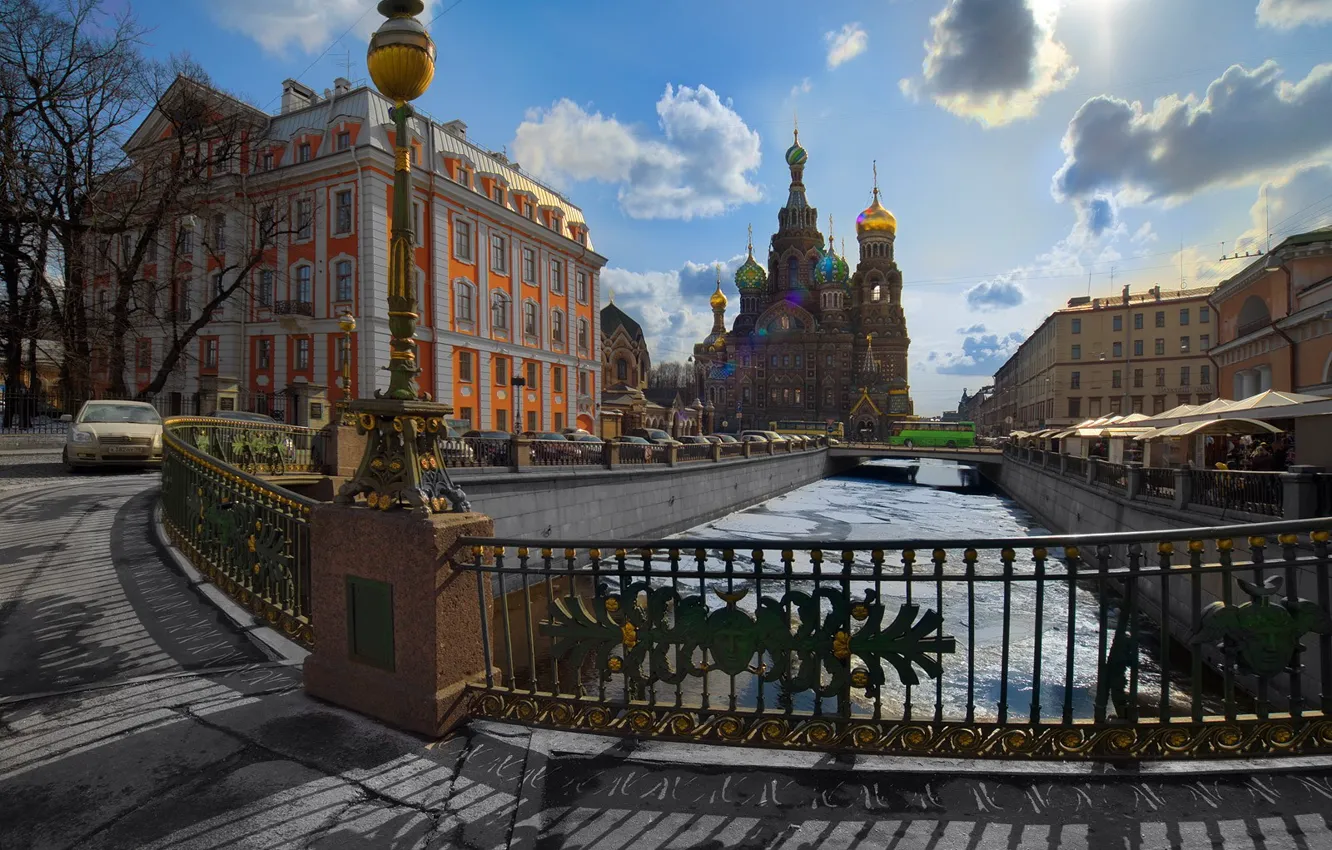 Photo wallpaper Peter, Saint Petersburg, 155, Cathedral, channel