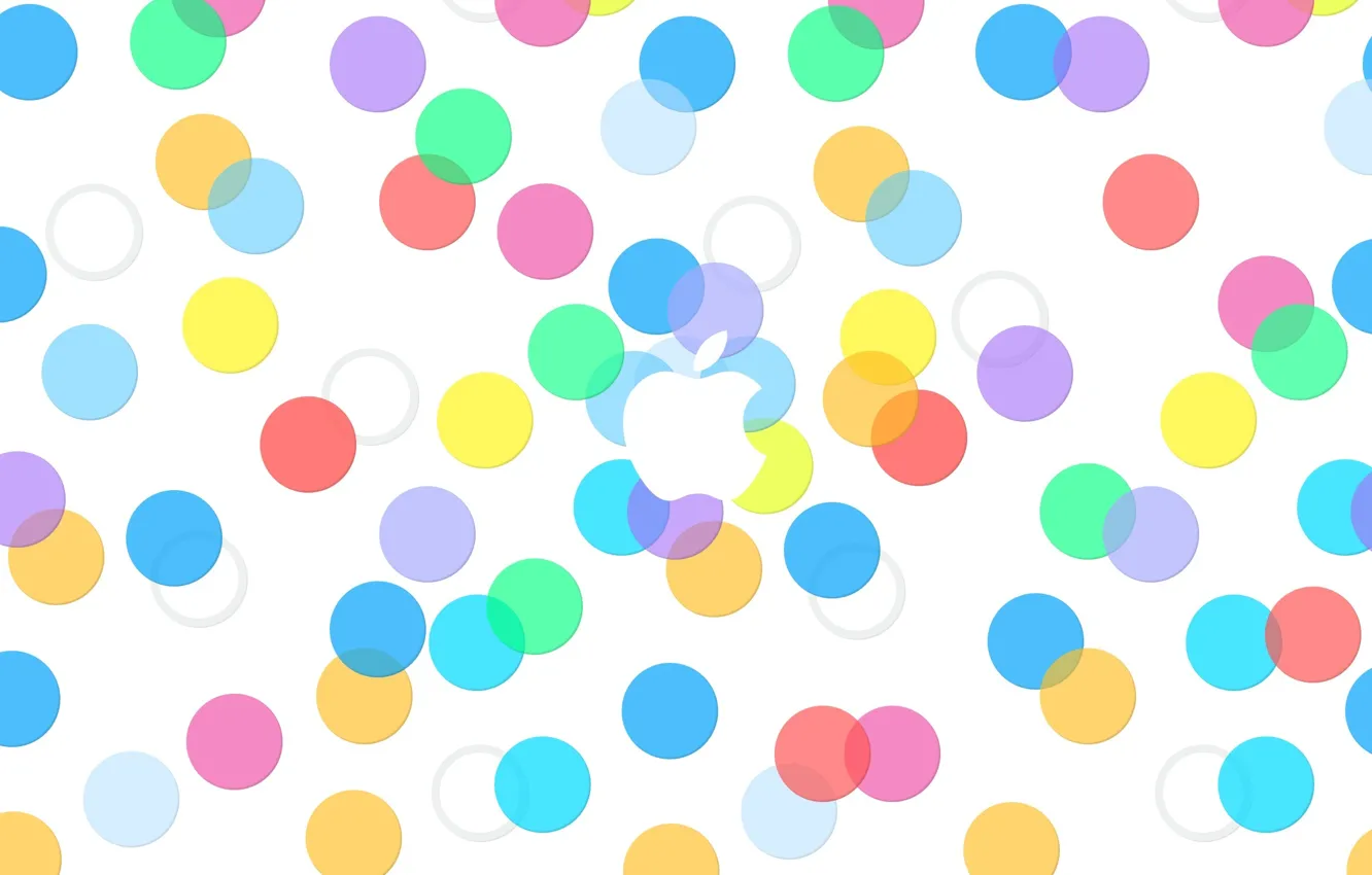 Photo wallpaper circles, iPhone, apples, apple, ipad, EPL, Apple, iOS