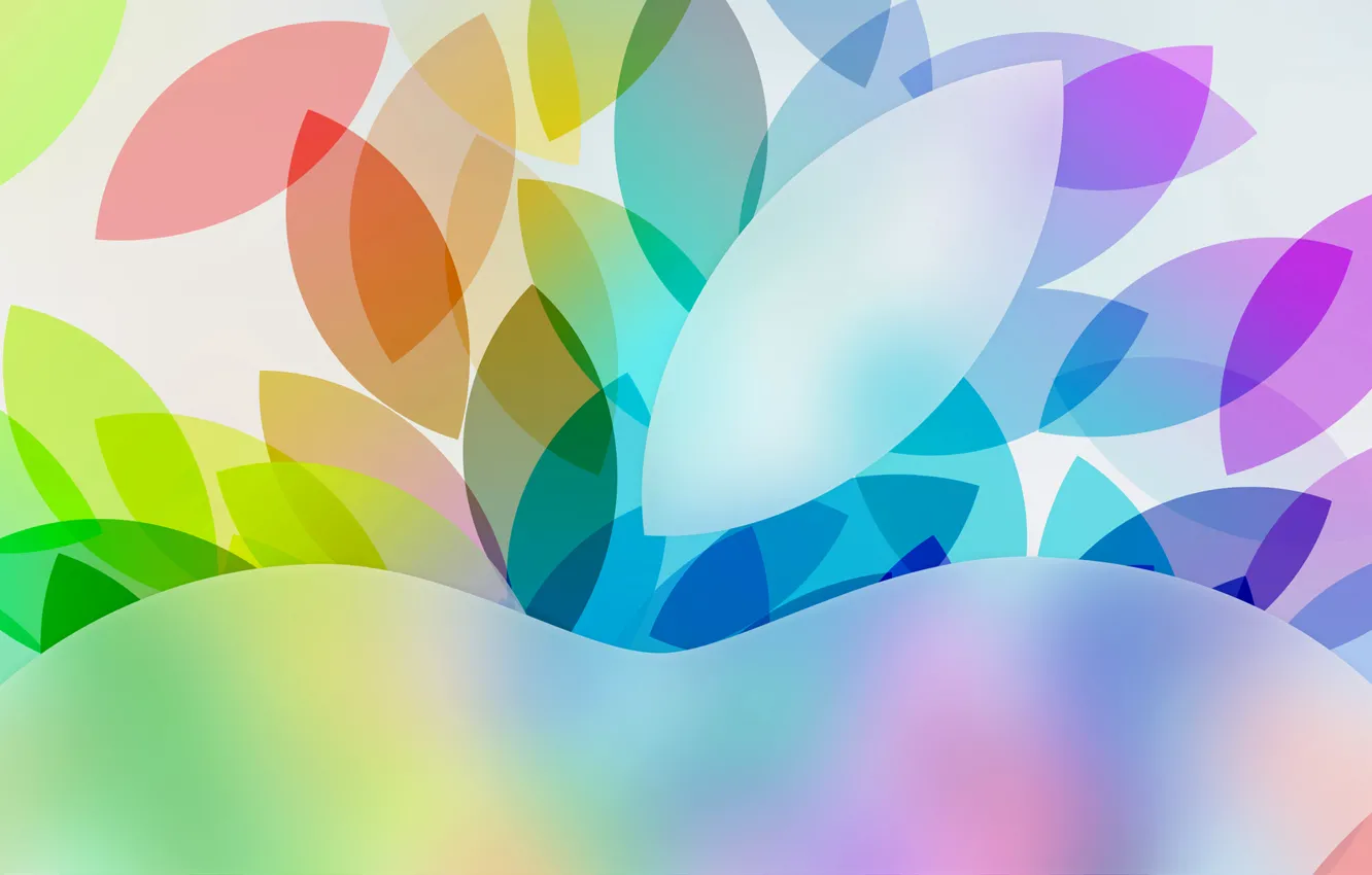 Photo wallpaper leaves, pattern, color, apple, Apple, hi-tech