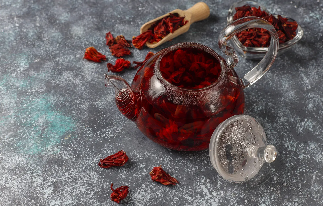 Photo wallpaper tea, kettle, welding