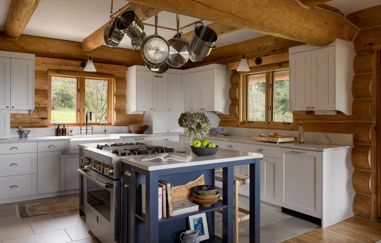 Photo wallpaper design, style, room, interior, kitchen