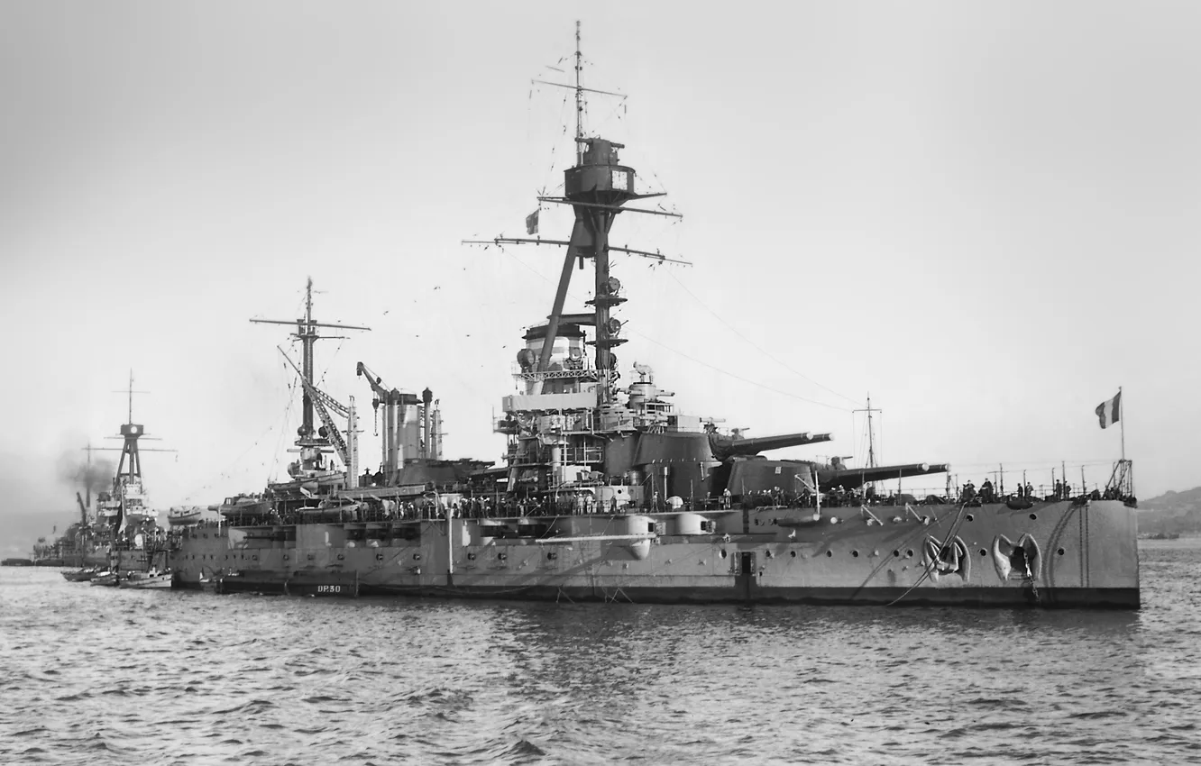 Photo wallpaper France, dreadnought, ship of the line, Lorraine