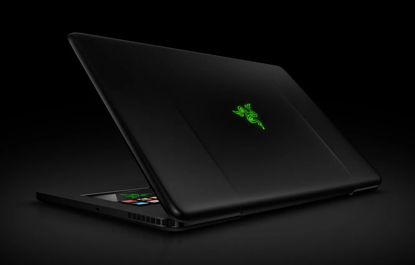 Photo wallpaper the game, laptop, Razer blade