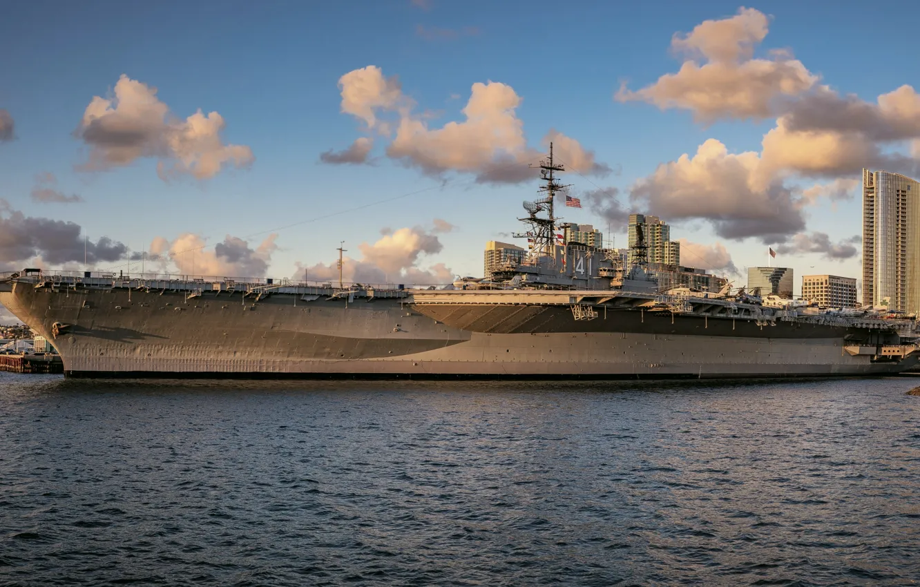 Photo wallpaper the carrier, US NAVY, USS Midway
