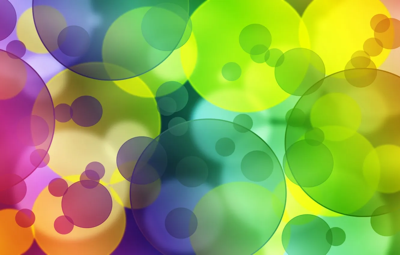 Photo wallpaper circles, abstraction, pattern, paint, colors, circles, patterns, bokeh