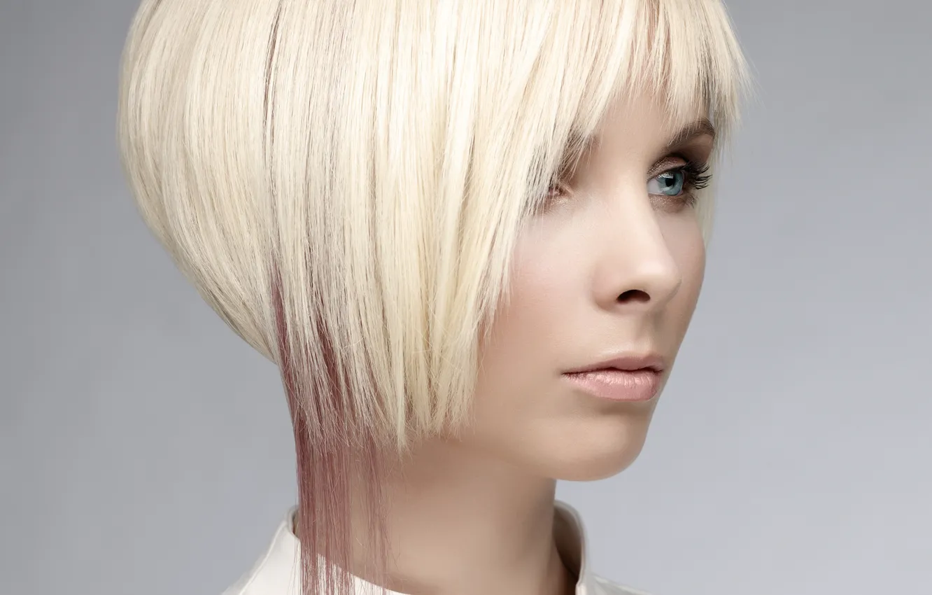 Photo wallpaper face, style, haircut, makeup, hairstyle, blonde