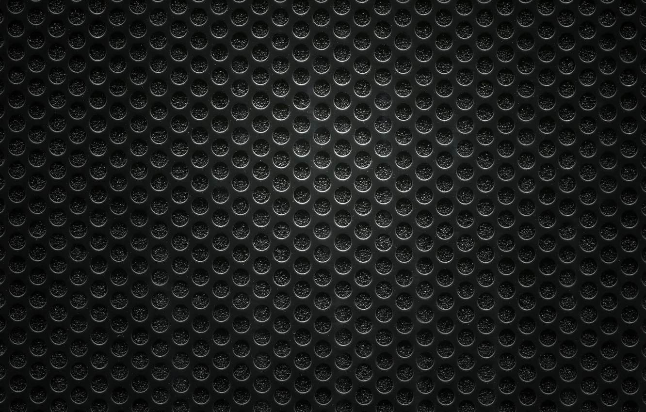 Photo wallpaper black, mesh, holes, mug