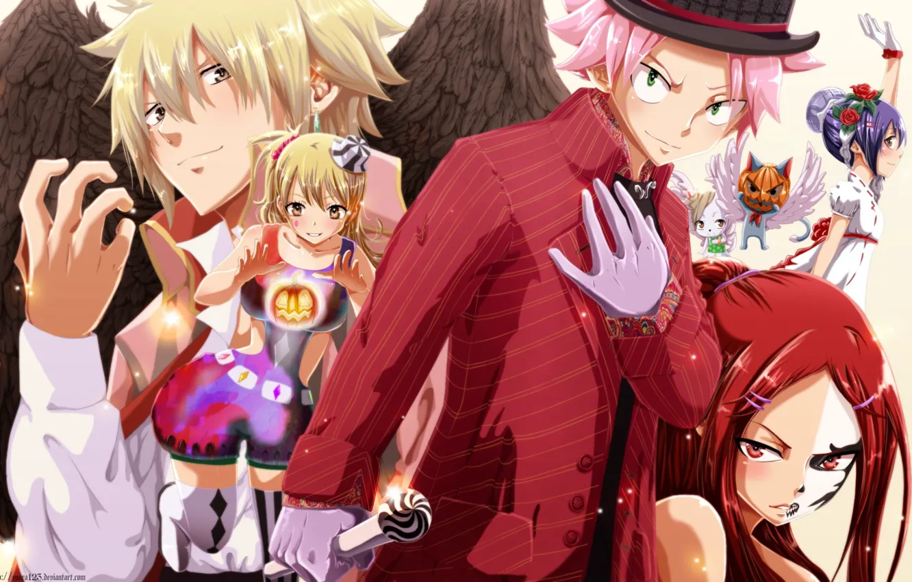 Photo wallpaper game, hat, anime, Lucy, asian, Carla, fairy tail, manga