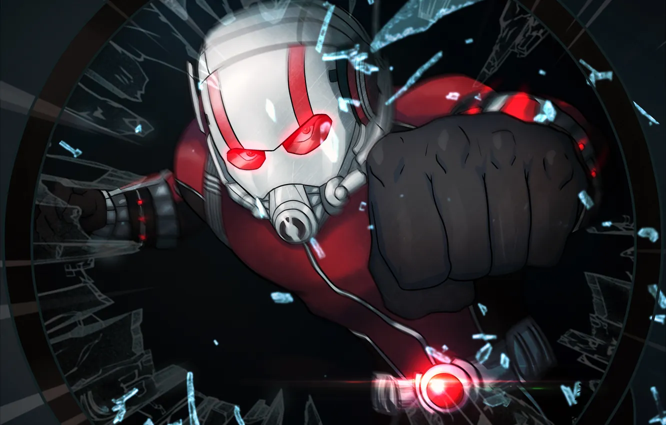 Photo wallpaper helmet, superhero, The Avengers, Ant-man, Paul Rudd, Ant-Man, Scott Lang