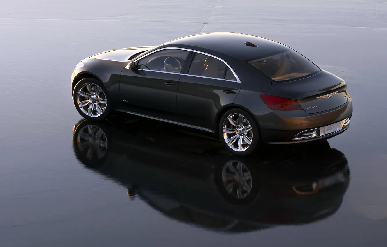 Photo wallpaper machine, auto, reflection, Chrysler, sedan, 200, Chrysler, CEV