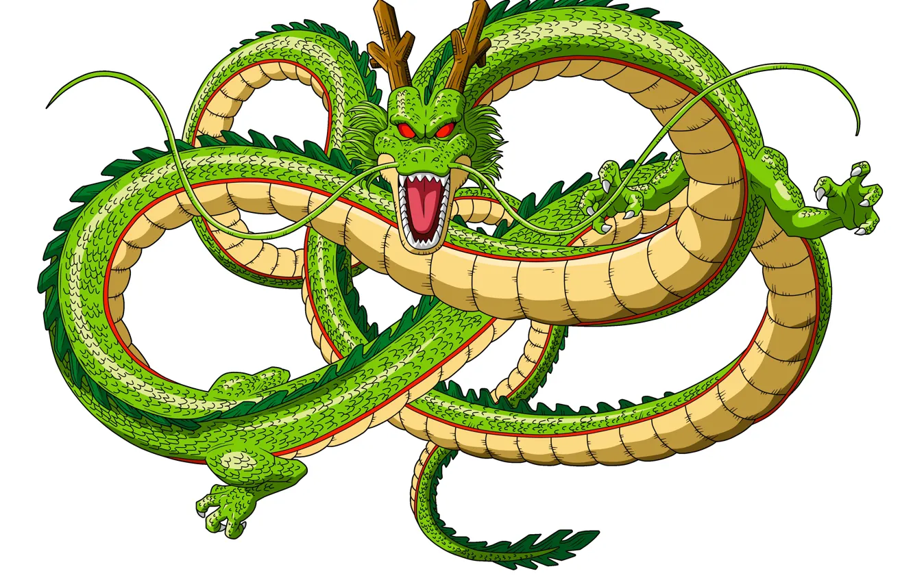 Photo wallpaper green, dragon, ball z dragon