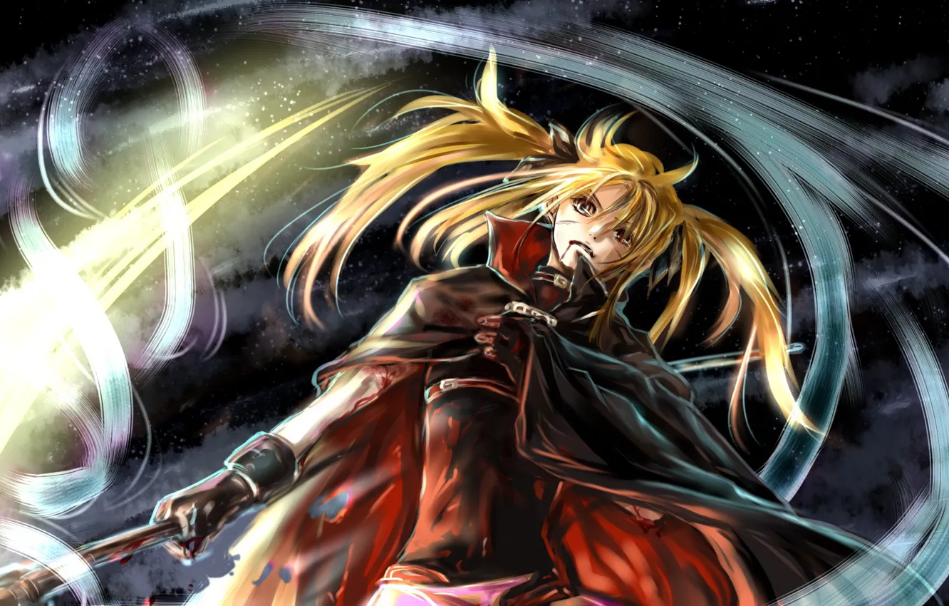 Photo wallpaper girl, anime, art, Mahou Shoujo Lyrical Nanoha, Lyrical Nanoha Witch