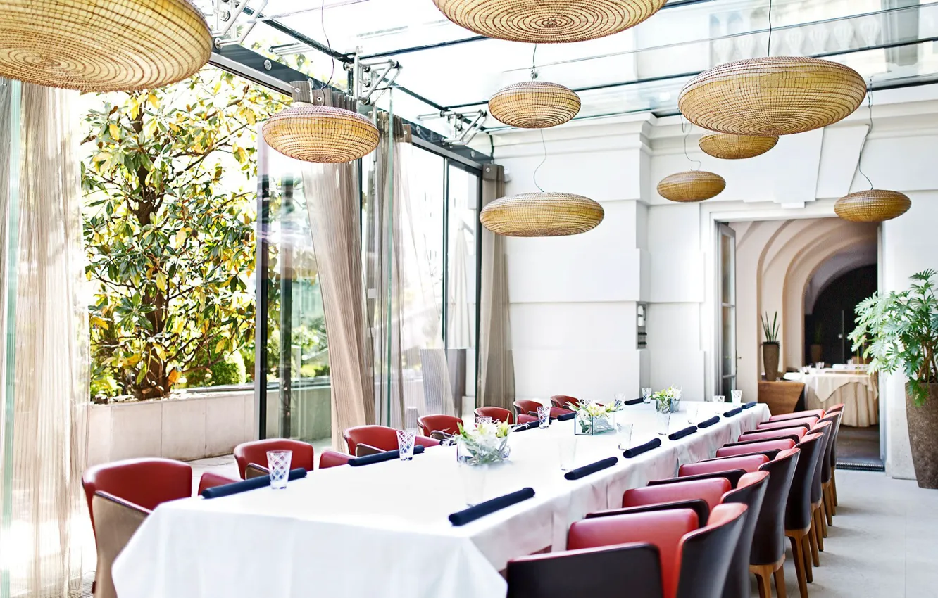 Photo wallpaper furniture, lights, hall, serving, Palais Coburg