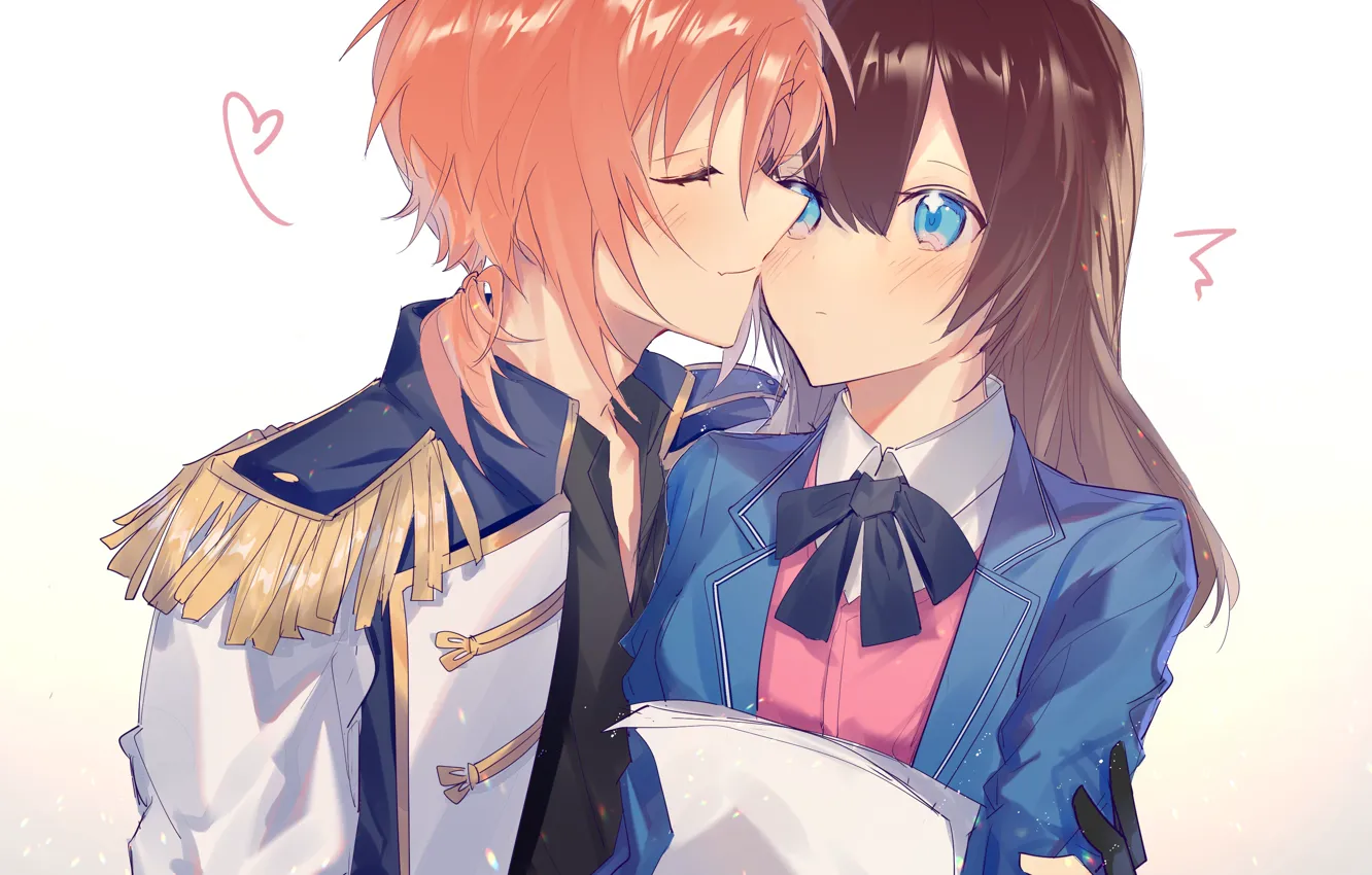 Photo wallpaper art, two, fanart, Ensemble Stars!, Anzu, Tsukinaga Leo