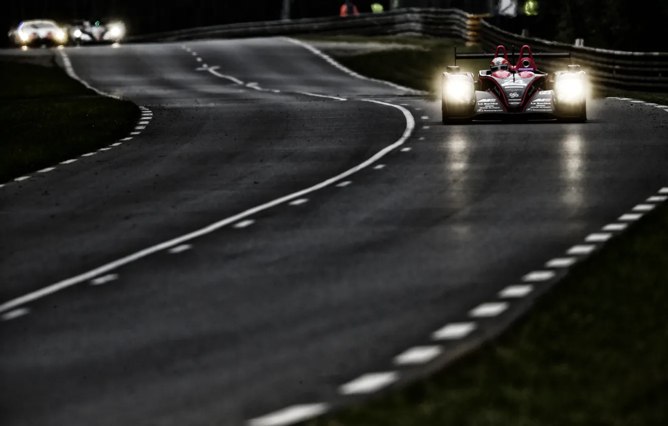Photo wallpaper asphalt, race, prototype, 2013, Le Mans 24