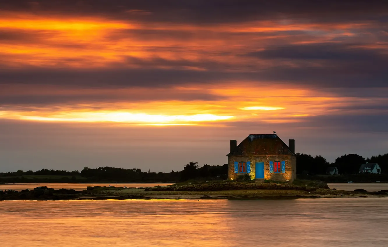 Photo wallpaper France, Brittany, Saint-Cado