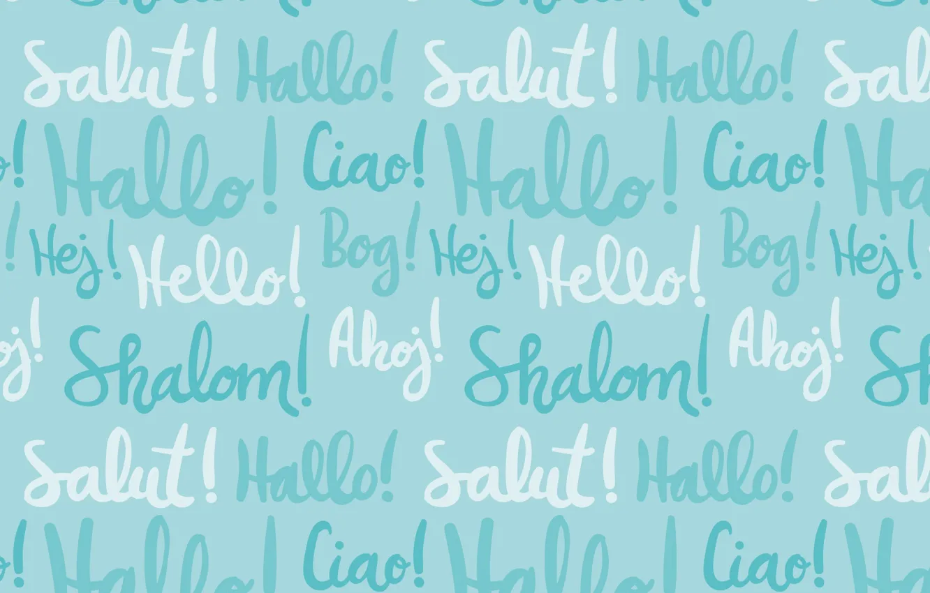 Photo wallpaper labels, background, blue, texture, pattern, hello