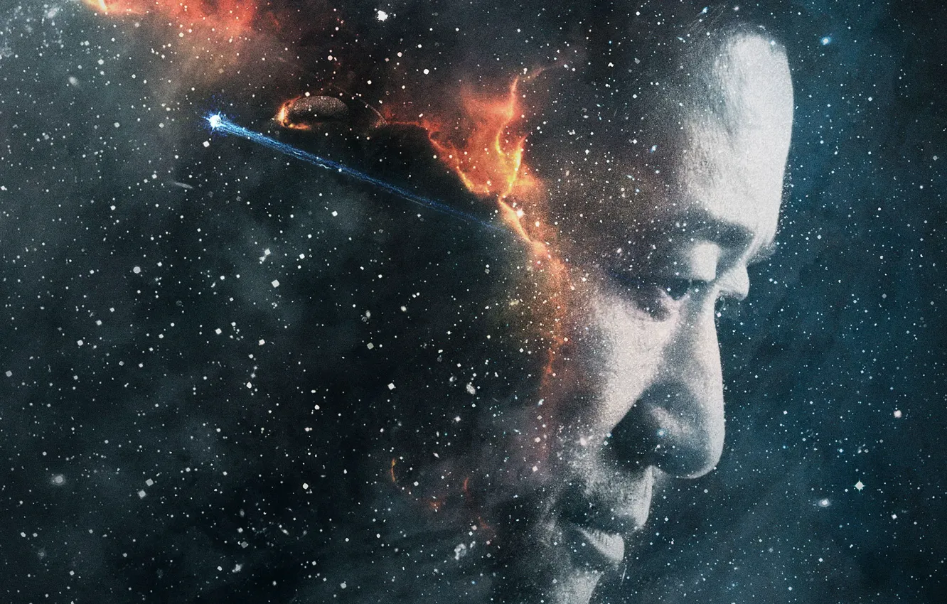 Photo wallpaper face, fiction, China, actor, side, 2023, Wandering Earth 2, The Wandering Earth 2