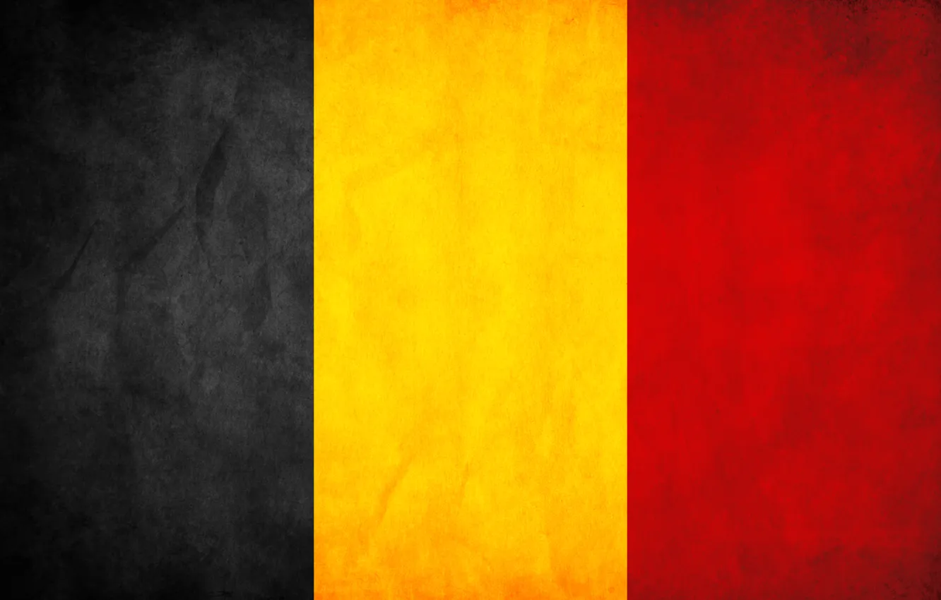 Photo wallpaper Flag, Belgium, Belgium, Flag