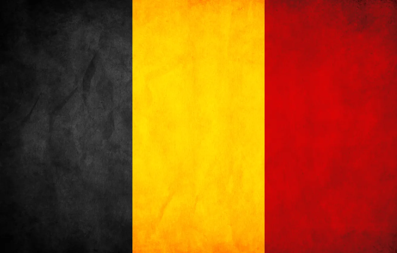 Photo wallpaper flag, Belgium, Belgium, flag