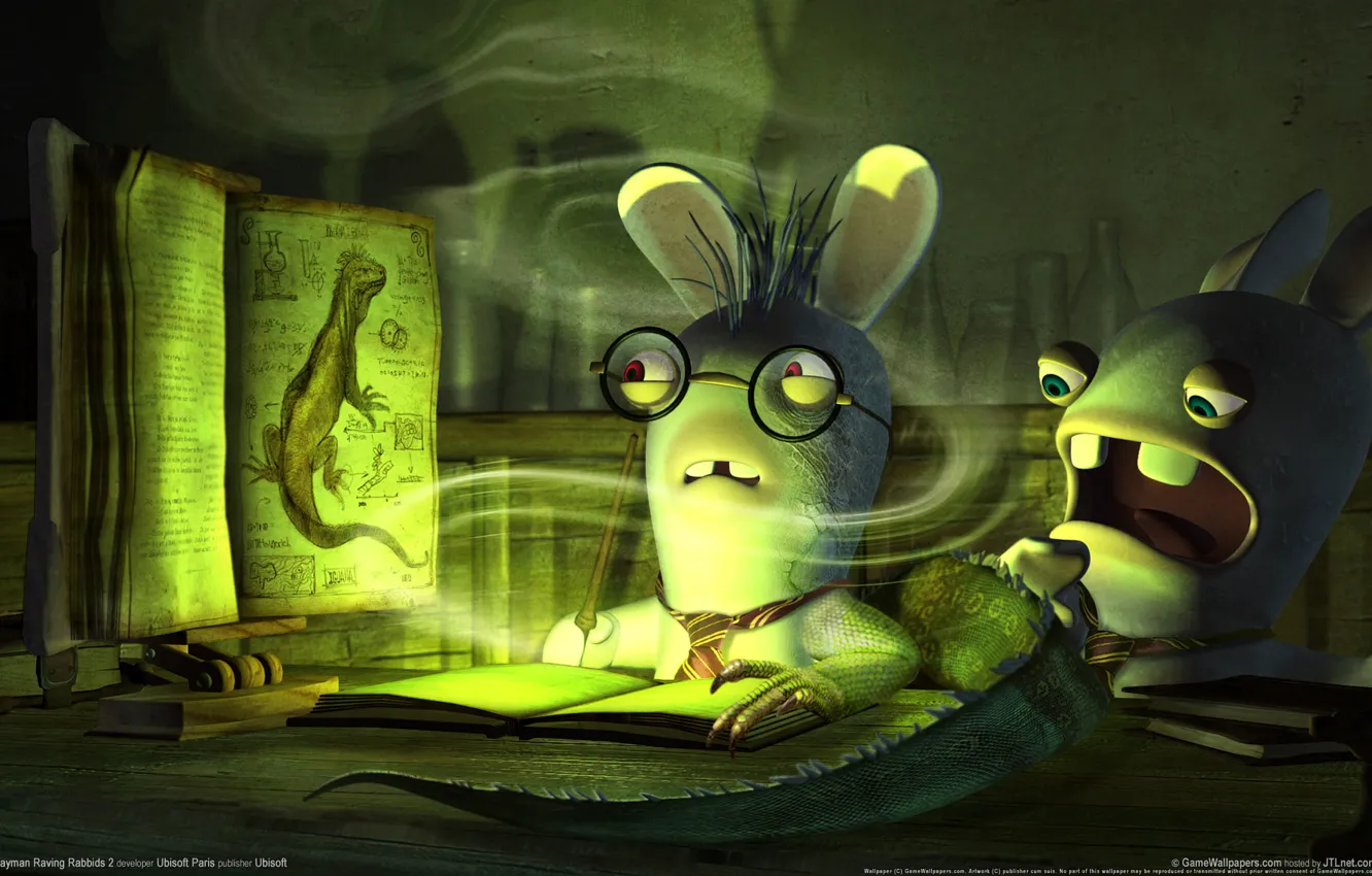 Photo wallpaper swamp, rabbit, the stench