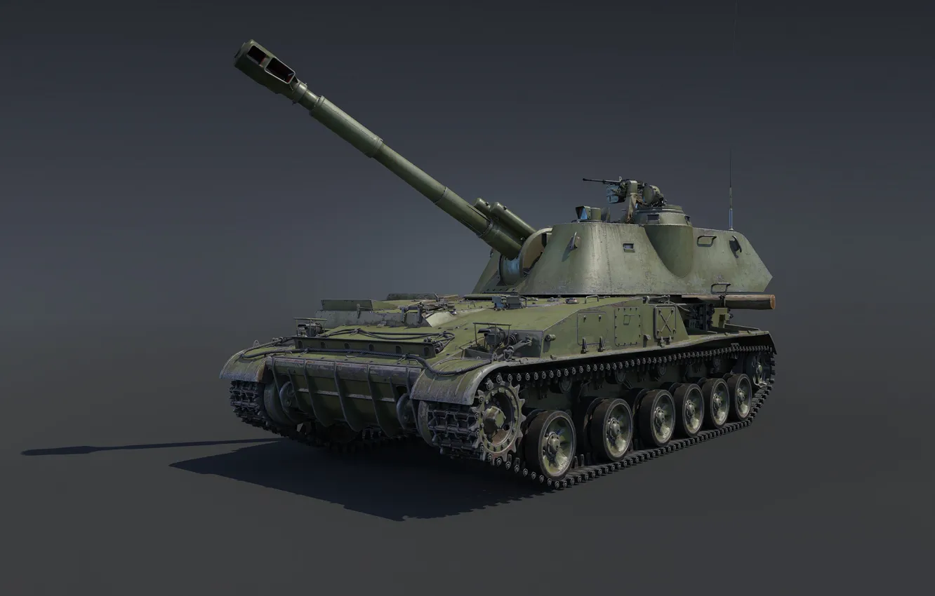 Photo wallpaper USSR, self-propelled howitzer, ACS 2S3M Acacia