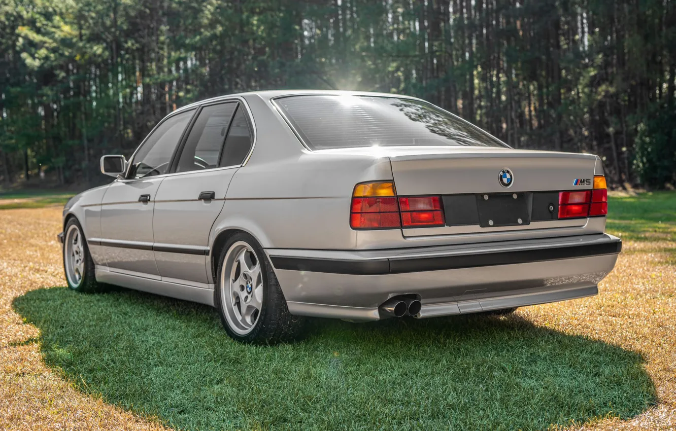 Photo wallpaper BMW, E34, 5-Series, M5