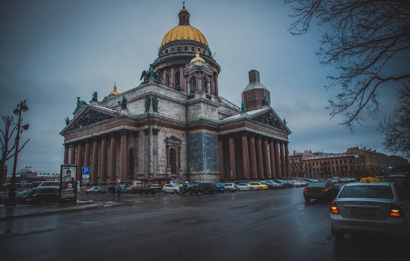 Photo wallpaper Peter, St. Isaac's Cathedral, Saint Petersburg