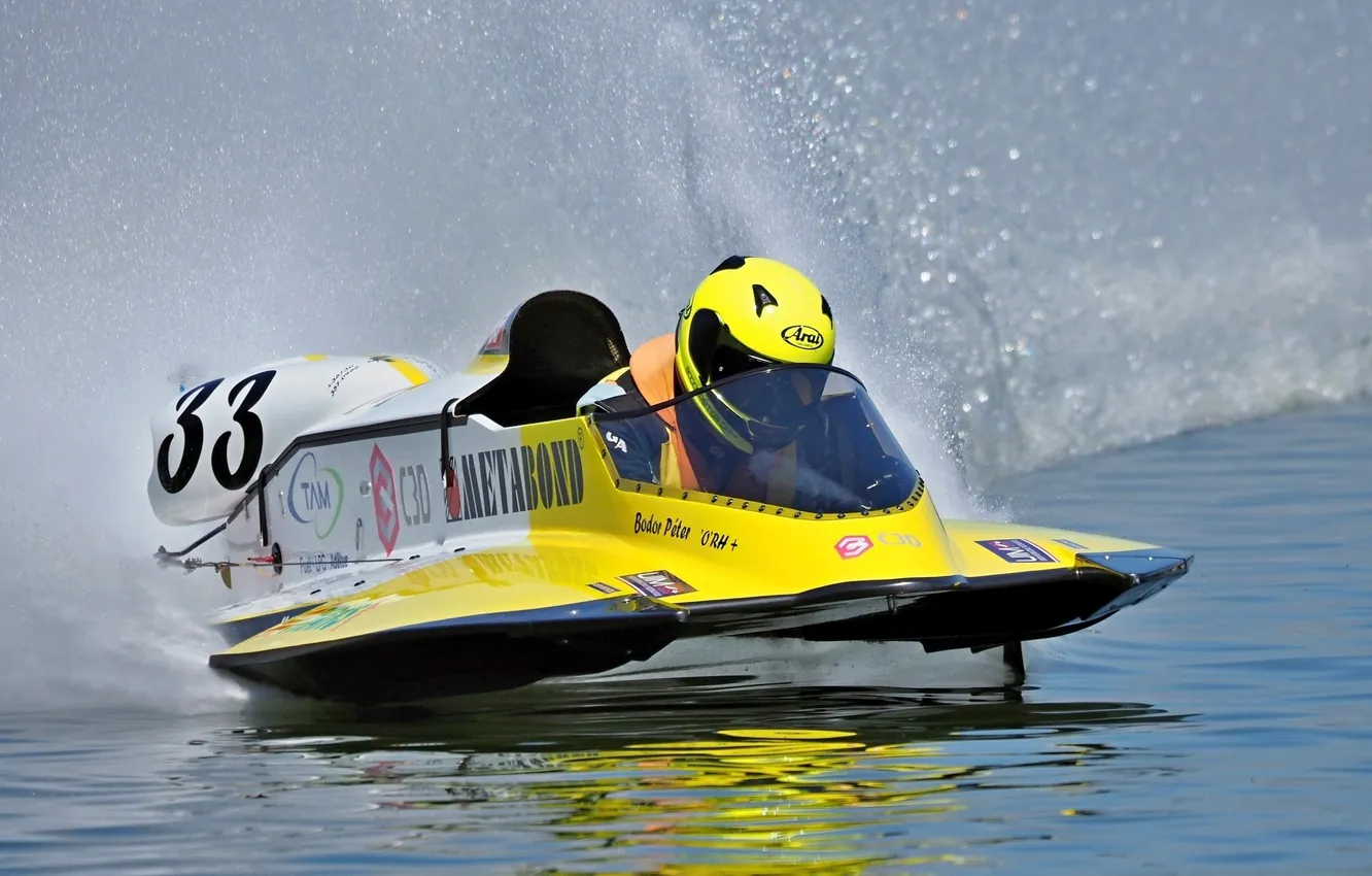 Photo wallpaper race, boat, speed