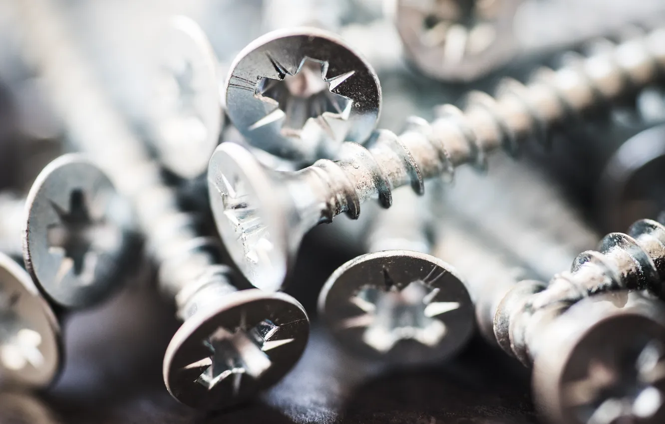 Photo wallpaper metal, quality, screws